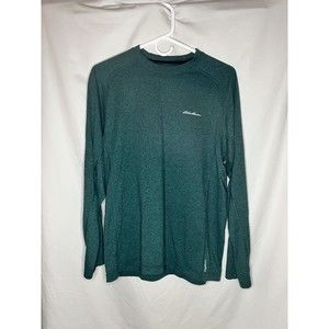 Eddie Bauer Motion Medium Green Long Sleeve Shirt